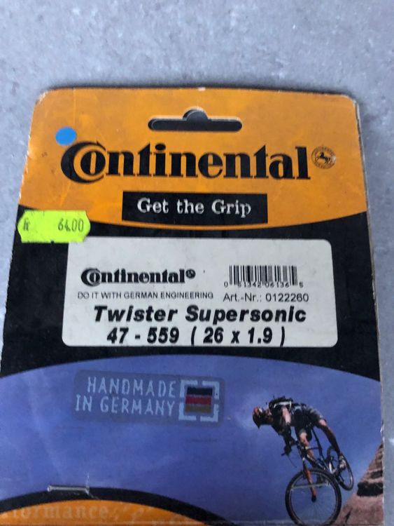 MTB Reifen Continental Twister Supersonic 26“ 2