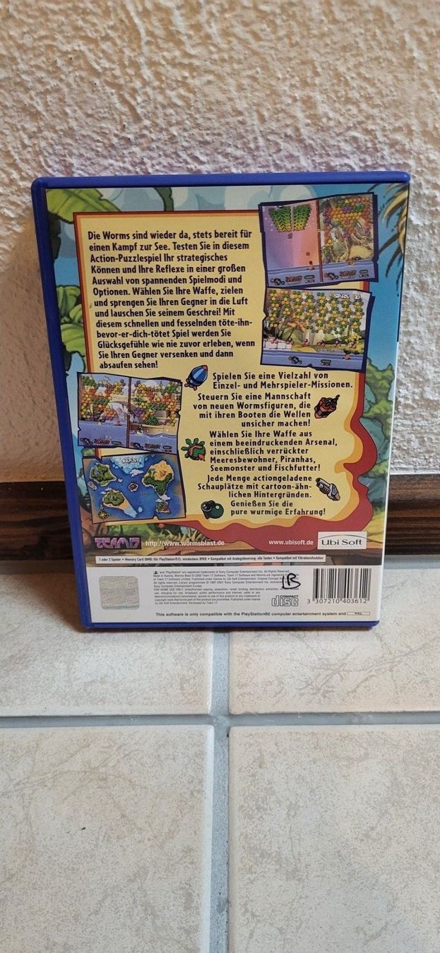 Sony Giochi: PS2 Spiel – Worms Blast – Usato da Münsingen venduto da Heroism2010 1