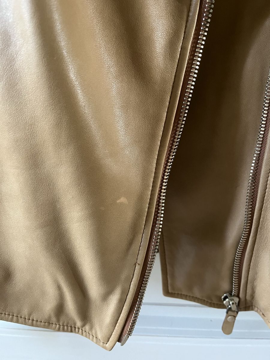 Massimo Dutti Giacche: Massimo Dutti Lederjacke XS Beige✨ – Usato da Pfäffikon SZ venduto da humming-bird 4