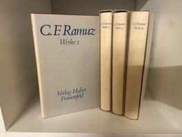 C.F.RAMUZ, Werke. Band 1-4 -- Top-Zustand