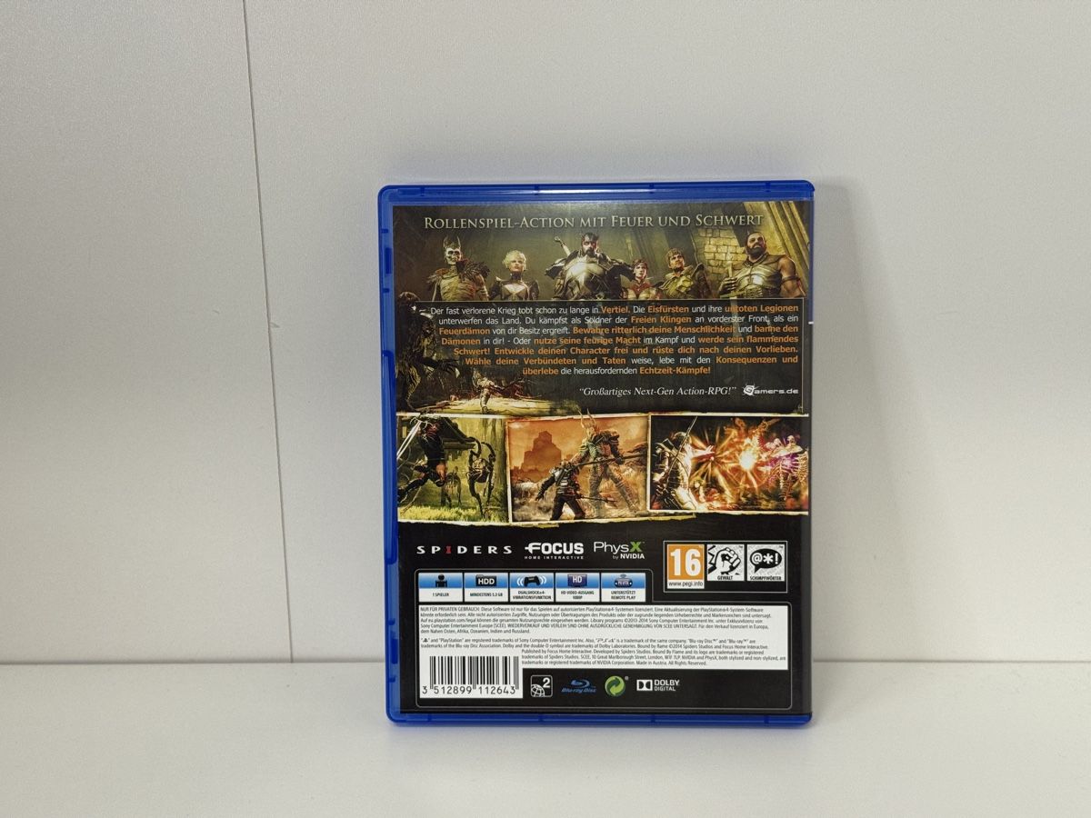 Jeux: PS4 Spiel: Bound by Flame – D'occasion à Herznach par marco_0123 2