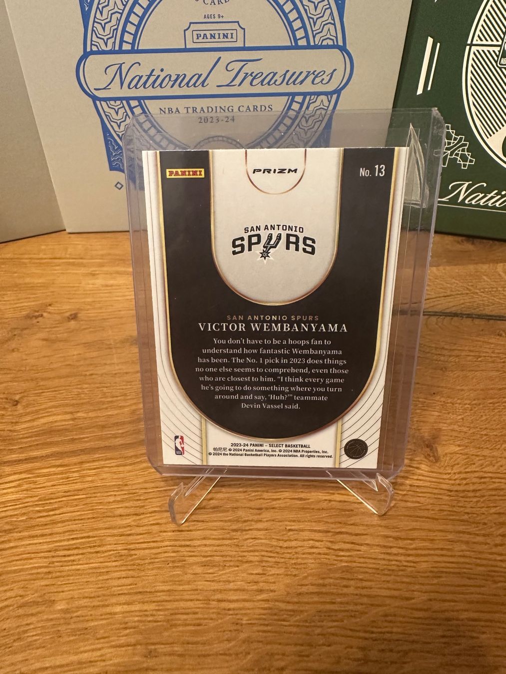 Nba Carte collezionabili: Victor Wembanyama RC Sélect Néon Icon – Usato da Vullierens venduto da Gaara04 1