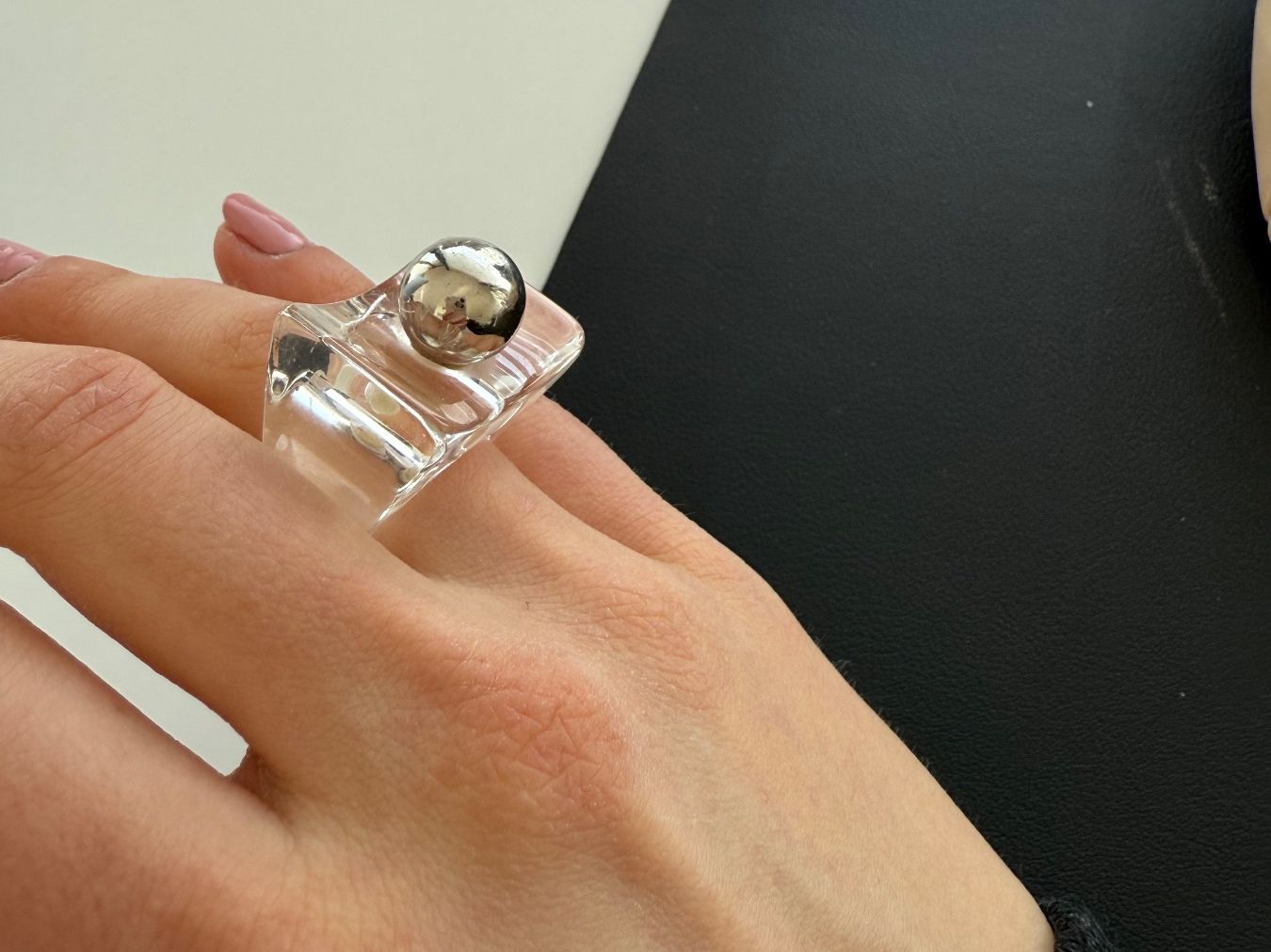 Anelli: Plexiglas / Silber Ring – Usato da Sissach venduto da laura.x4