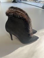 Stiefeletten mit mit Nerzfell