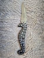 Sammlermesser Seepferdchen Design