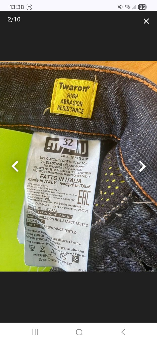 Jeans: Motorrad Jeans Herren oder auch Frauen – Usato da Gächlingen venduto da Tinaja 4