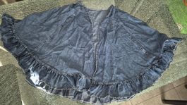 Cappa in Jeans particolare