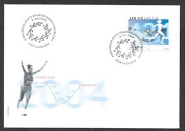 FDC Nr. 1123 Olympische Spiele Athen ET Lausanne 6.5.2004
