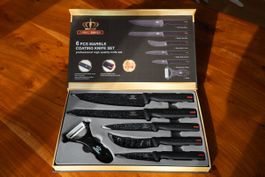 5-teiliges Küchenmesser-Set + Schäler Royal Swiss – neu