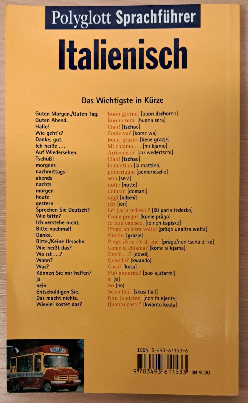 Libri: Italienisch Reise-Sprachführer – Usato da Steinhausen venduto da Ovi27 1