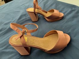 Sandales roses femme taille 38 neuf wide fitting