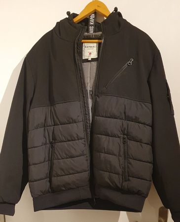 Winterjacke von Kaporal Jeans in Schwarz, Top Zustand, Gr. L