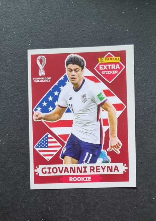 Panini Extra Sticker. WM 2022. Giovanni Reyna. | Kaufen Auf Ricardo