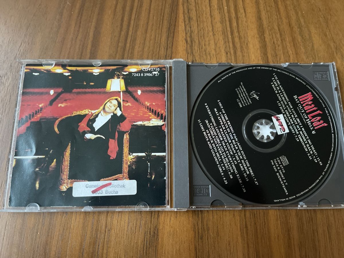 CD: Meat Loaf - Bat Out Of Hell II CD – Usato da Unterkulm venduto da AnoliOccasion 1