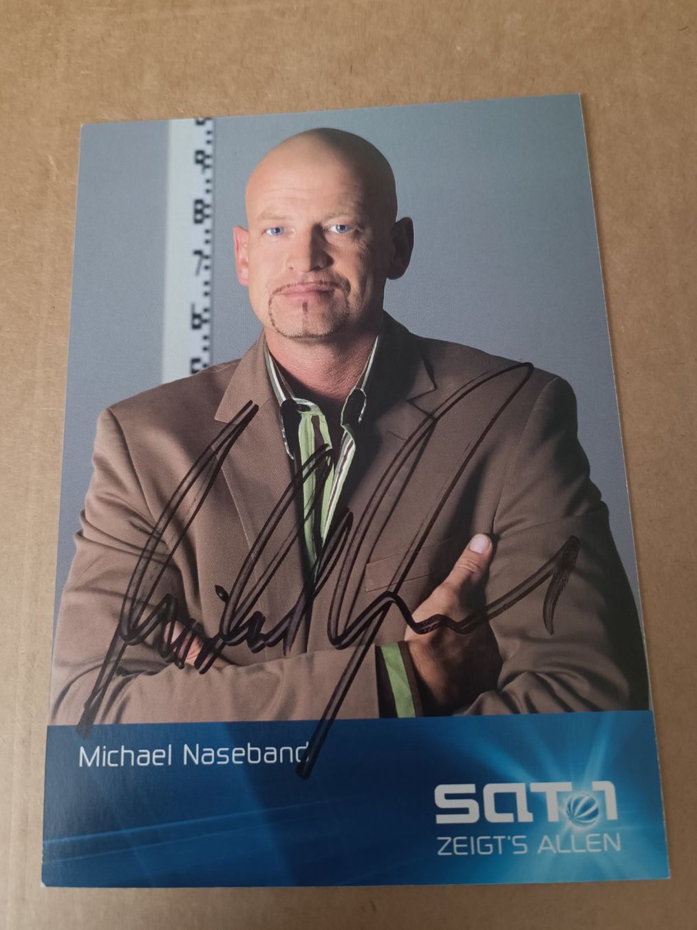 Autografi: Michael Nasewand - handsigniert Autogrammkarte – Usato da Menziken venduto da Autogramme