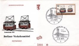BERLINER VERKEHRSMITTEL SONDERPOSTWERTZEICHEN - JJ262