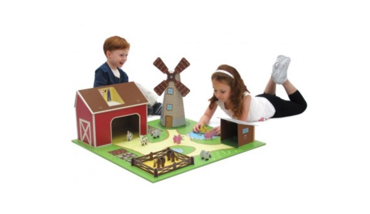 Spielzeuge: Ferme, moulin et animaux – Neu und originalverpackt aus la tour de peilz von kididoux 2