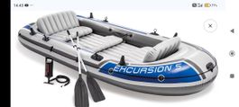 Schlauchboot Intex Excursion 5 Grau 366cm, neuwertig 5 Pers.