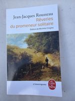 Jean-Jacques Rousseau Rêveries du promeneur solitaire Livre 