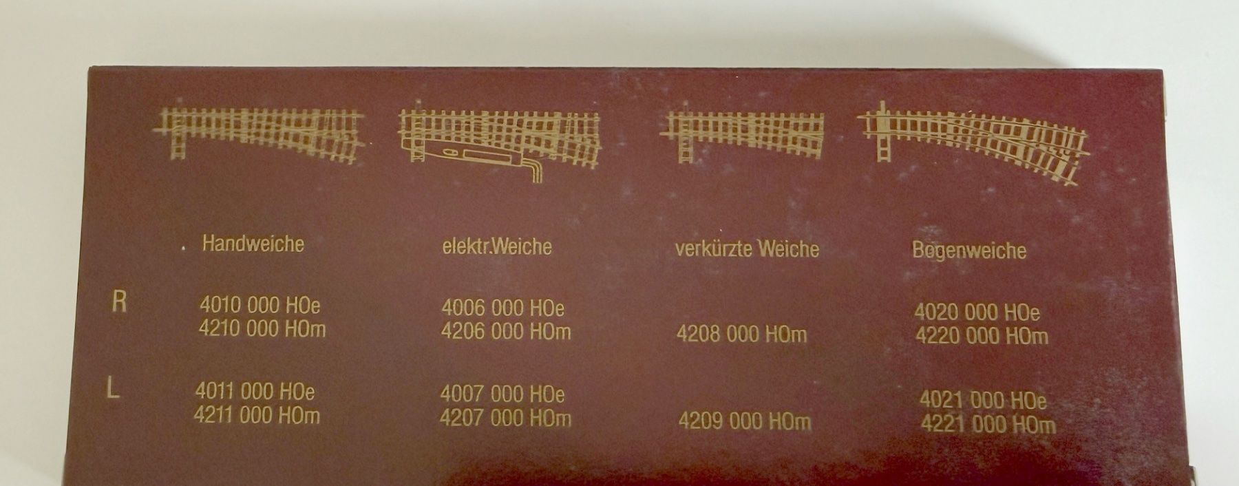 Bemo Modellini di ferrovie: Bemo Weiche rechts - Art. 4211 – Usato da Samedan venduto da Gischpel25
