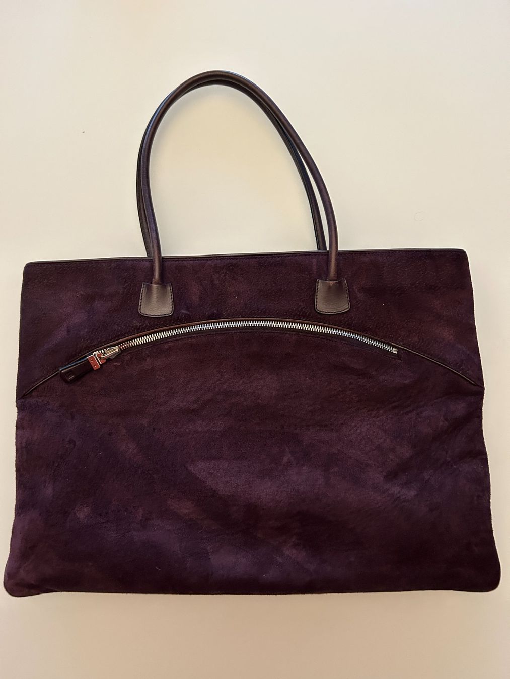Borse da donna: Wildledertasche, Dunkelviolett – Usato da Ettingen venduto da sagada81 1