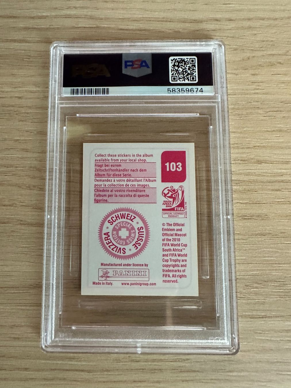 Panini Carte collezionabili: Thierry Henry Panini World Cup 2010 Sticker PSA 7 – Nuovo (secondo la descrizione) da Hagendorn venduto da Pokecollectorch 1