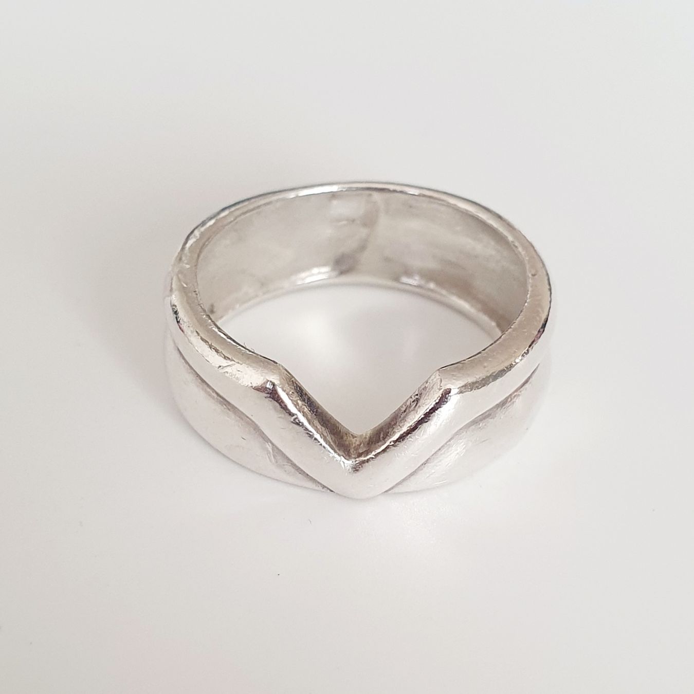 Ringe: Vintage Silberring,  Ring Silber 925 Grösse 18.1 mm – Gebraucht aus Kreuzlingen von Wunderkiste123 4
