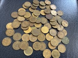 5 Pfennig münzen lot