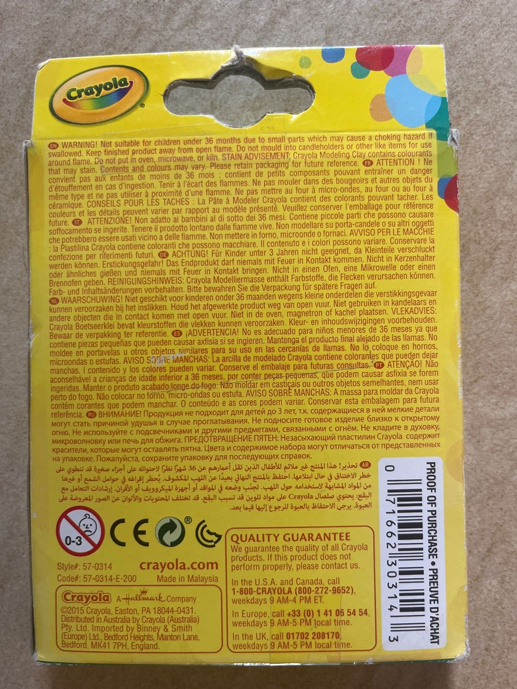 Materiale per modellare: Modelliermasse / Pâte à modeler CRAYOLA neuf – Nuovo e nell'imballaggio originale da Vernayaz venduto da Darkfrost 1