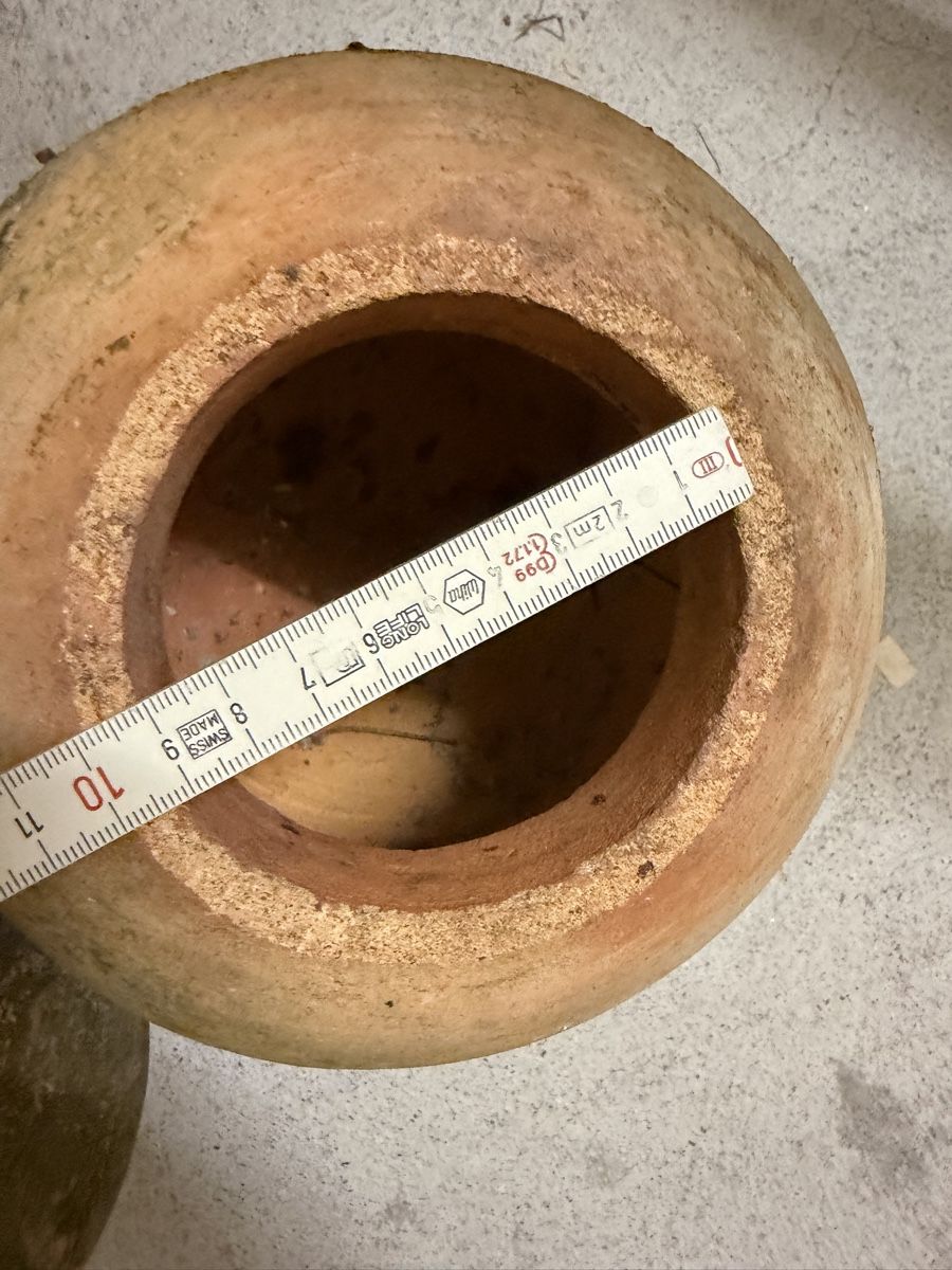 Vasi per fiori: 3 runde Blumentöpfe Terracotta Impruneta – Usato da Wettingen venduto da NickInc 6