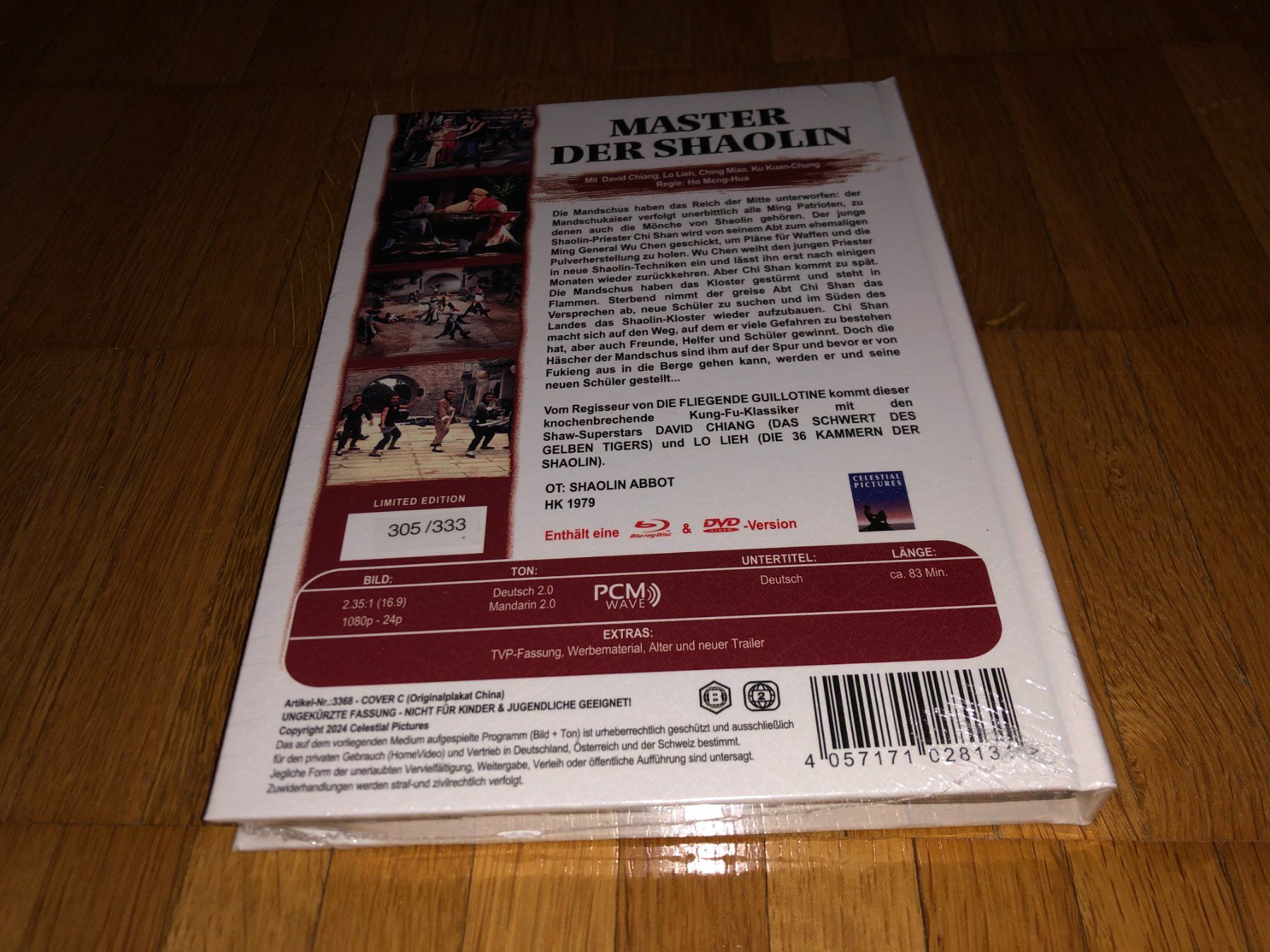Tutti i DVDs: Master der Shaolin - MEDIABOOK - C - UNCUT – Nuovo e nell'imballaggio originale da Basel venduto da havsok 1