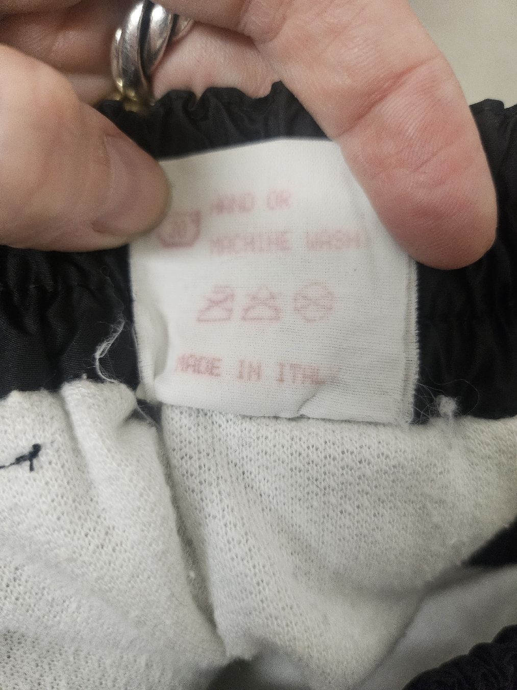 Sci: Retro Ski pants schwarzer elastischer Bund – Usato da Zürich venduto da eri_8w5v 6