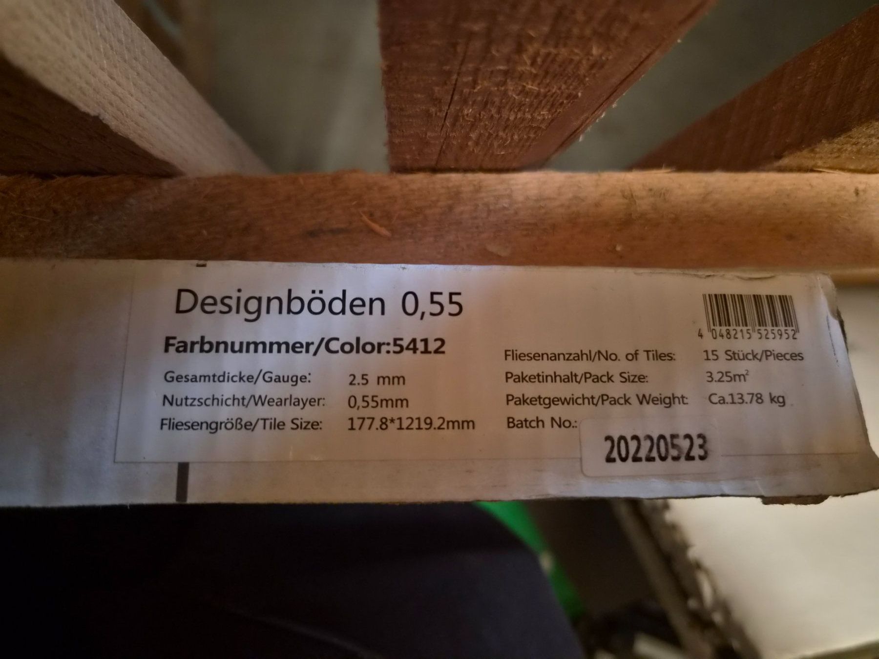 Rivestimenti per pavimenti: Designer Vinyl Bodenbelag – Nuovo e nell'imballaggio originale da Frenkendorf venduto da Andi8787 3