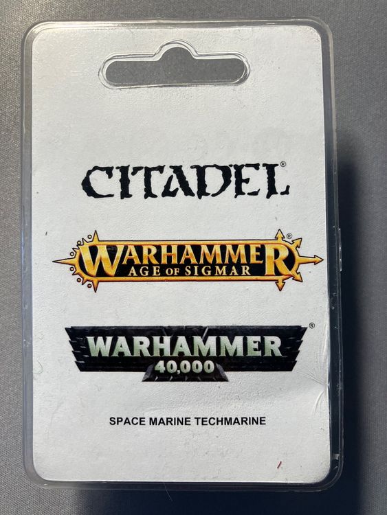 Games Workshop Warhammer 40K Blister Space Marines, Nuovo Con Scatola (Logo Verde)