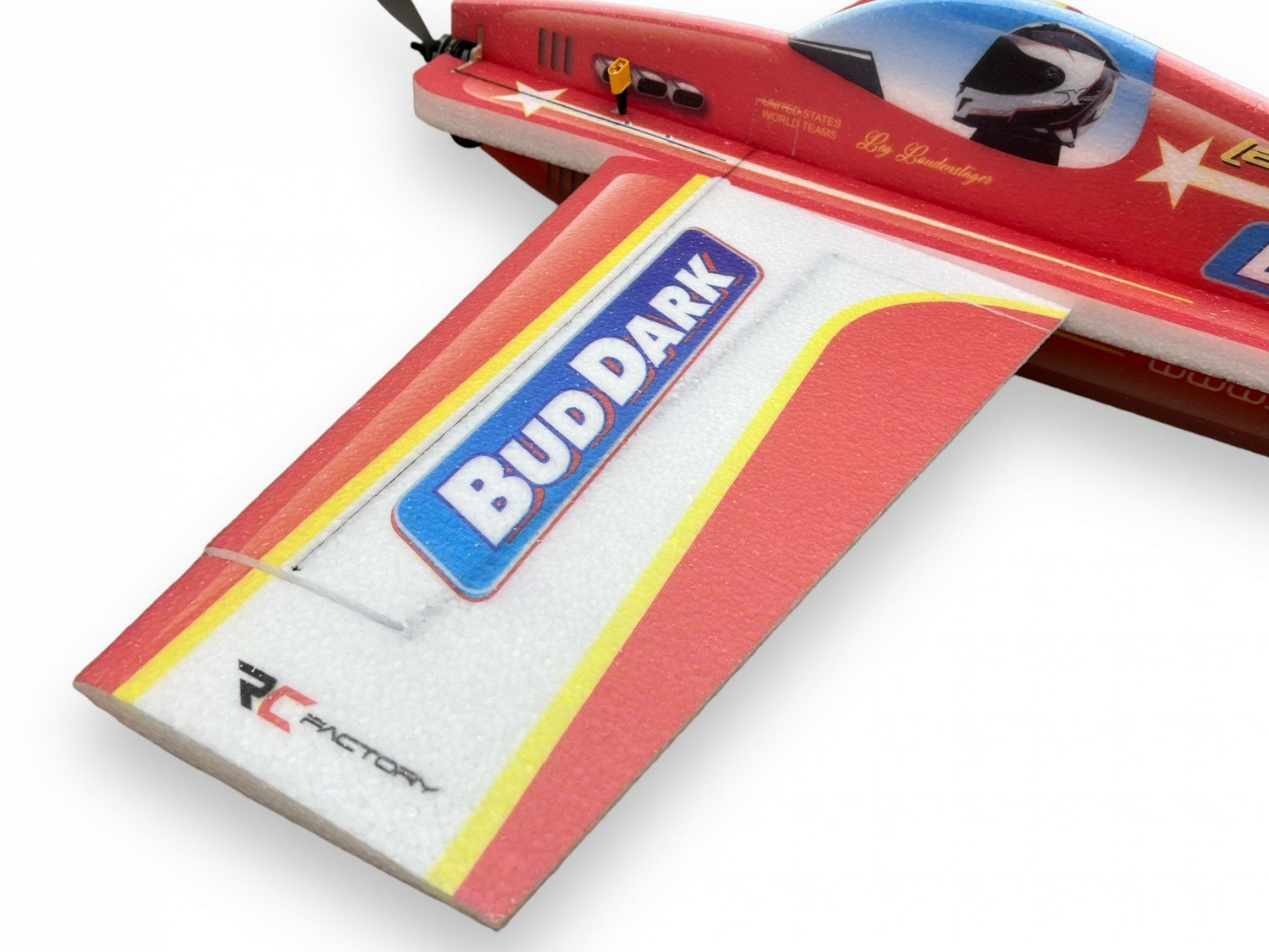 RC Modellbau: Laser XL rot - Spw 1060mm, KIT-Version aus EPP von RC-Factor – Neu und originalverpackt aus Entlebuch von Hebu 1