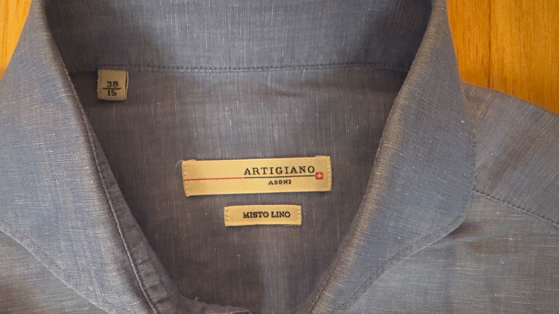 Camicie: Artigiano Hemd Misto Lino Gr. 38 – Nuovo (secondo la descrizione) da Küsnacht ZH venduto da Gila1983 2