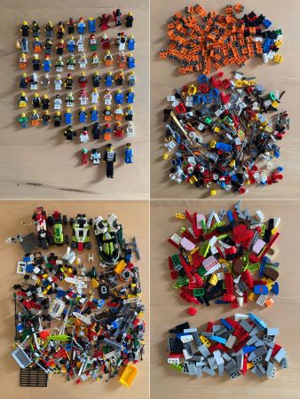 Konvolut LEGO Bausteine und Figuren diverse Teile