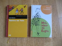 2 Bücher: Kästner Pünktchen und Anton + Eugen - Kinderbücher