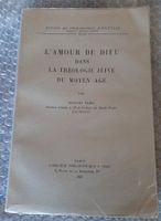 L'amour de Dieu théologie juive Moyen Âge G. Vajda Vrin 1957
