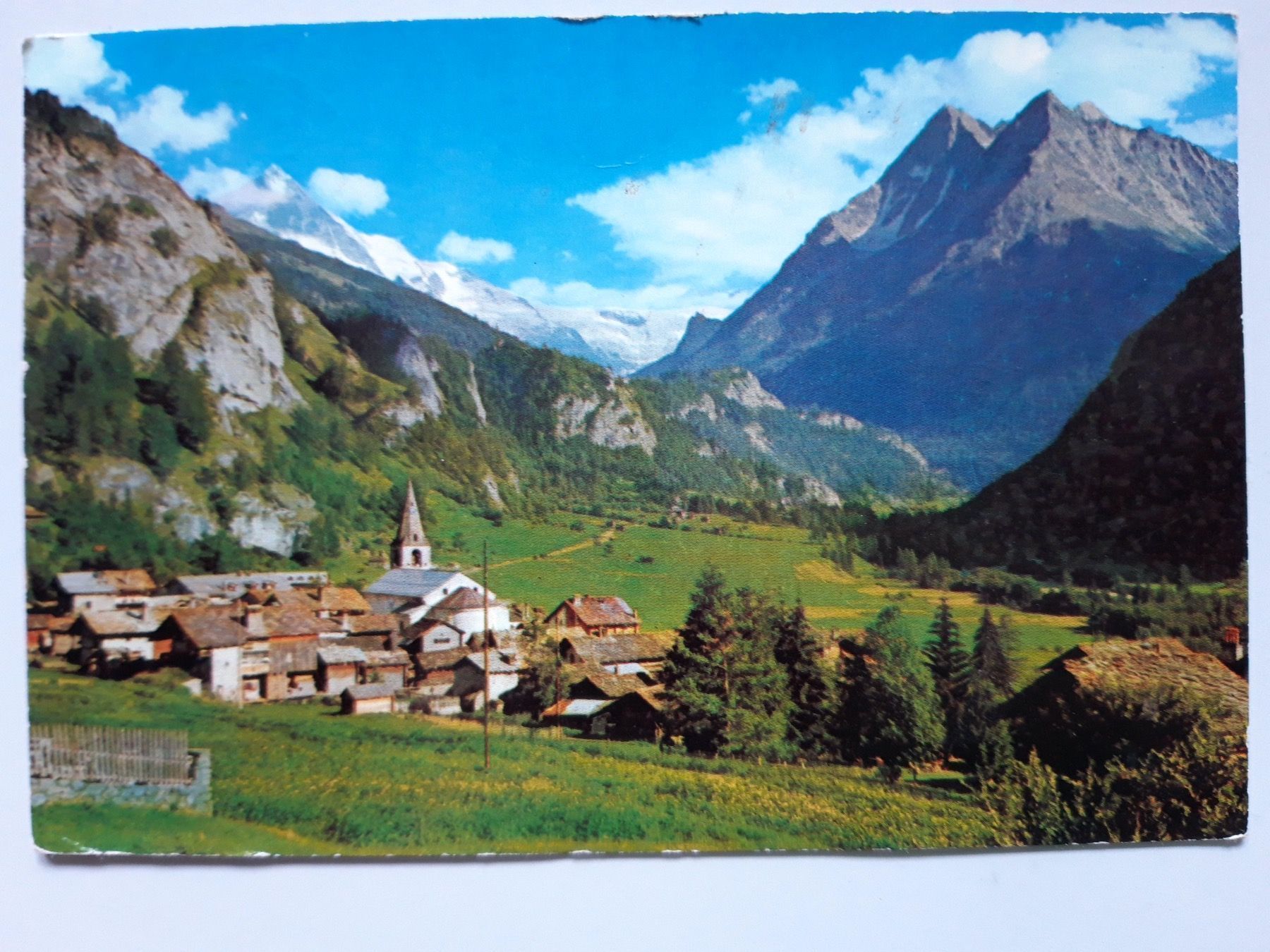 Cartoline postali: Evolene Val d'Herens – Usato da Sargans venduto da nicsam1815