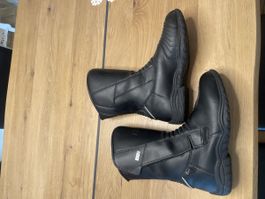 iXS Motorradstiefel Leder schwarz Grösse 43