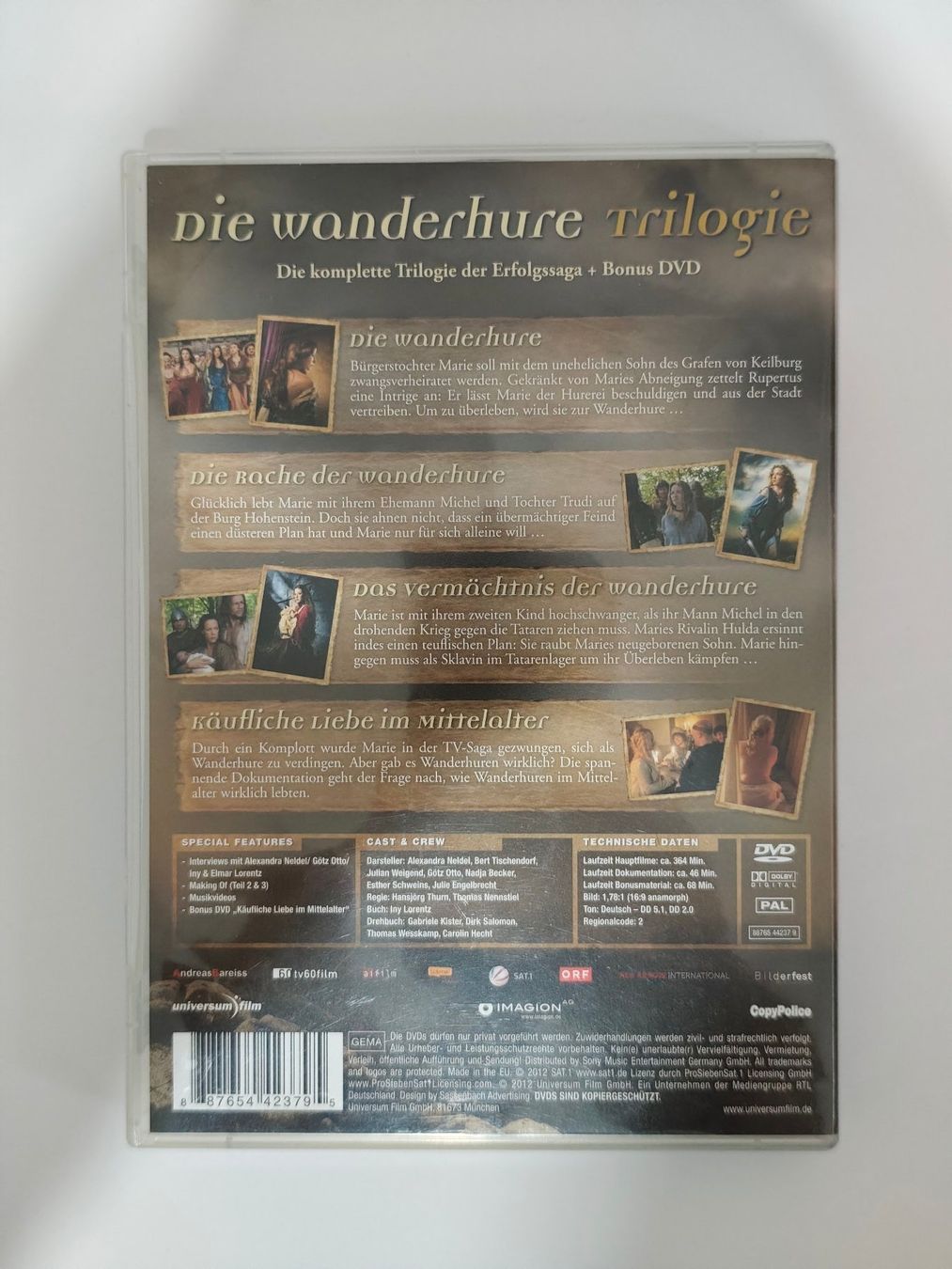 Alle DVDs: Die Wanderhure - Teil 1-3 - DVD Sammlung – Gebraucht aus Wil SG von anhe87 2