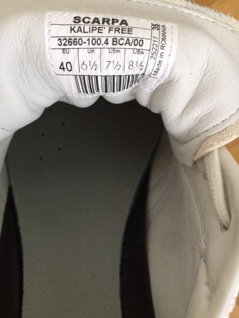 Scarpa Scarpe da donna: Sneaker "Scarpa" (Voll-Leder) Gr. 40 – Nuovo (secondo la descrizione) da Walenstadt venduto da ricamul 2