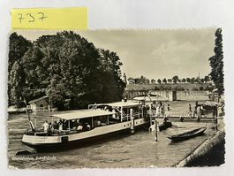 alte Ansichtskarte Rheinfelden Schifflände, 1948
