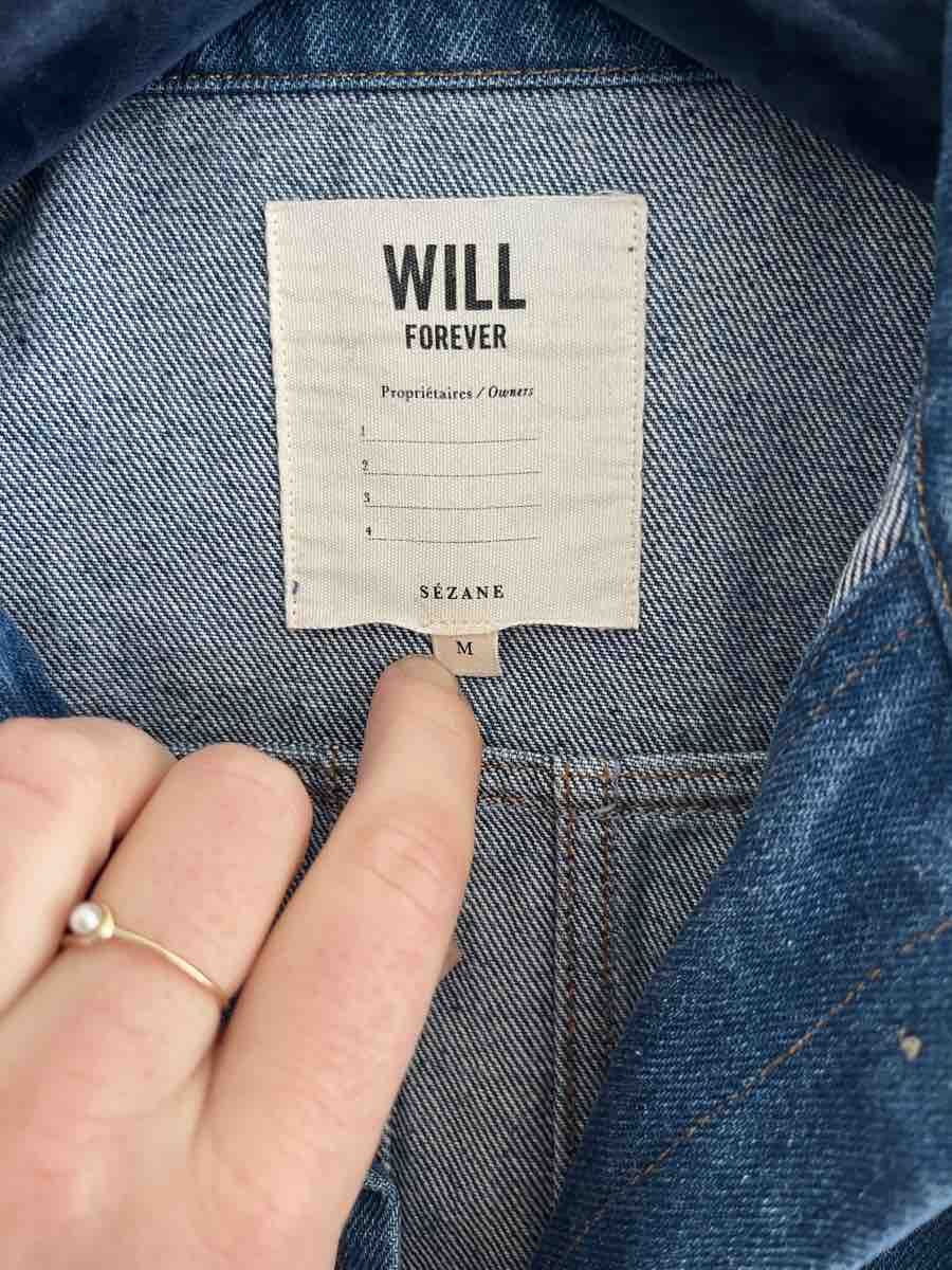 Sezane Giacche: Sezane Will Jacket Denim Blue Size M Like New – Nuovo (secondo la descrizione) da Zürich venduto da chisabella 4