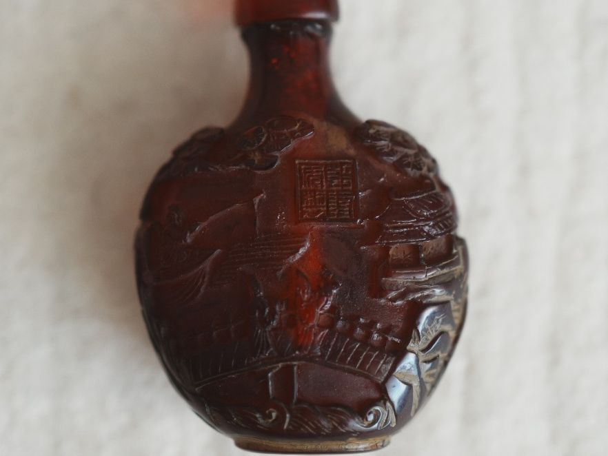 Flaconi: Chinesische Snuff Bottle, geschnitzt, Landschaft – Usato da Volketswil venduto da HeredisAntiques 4