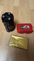 Outdoor-Kit mit Lampe und weiterem Zubehör, neu