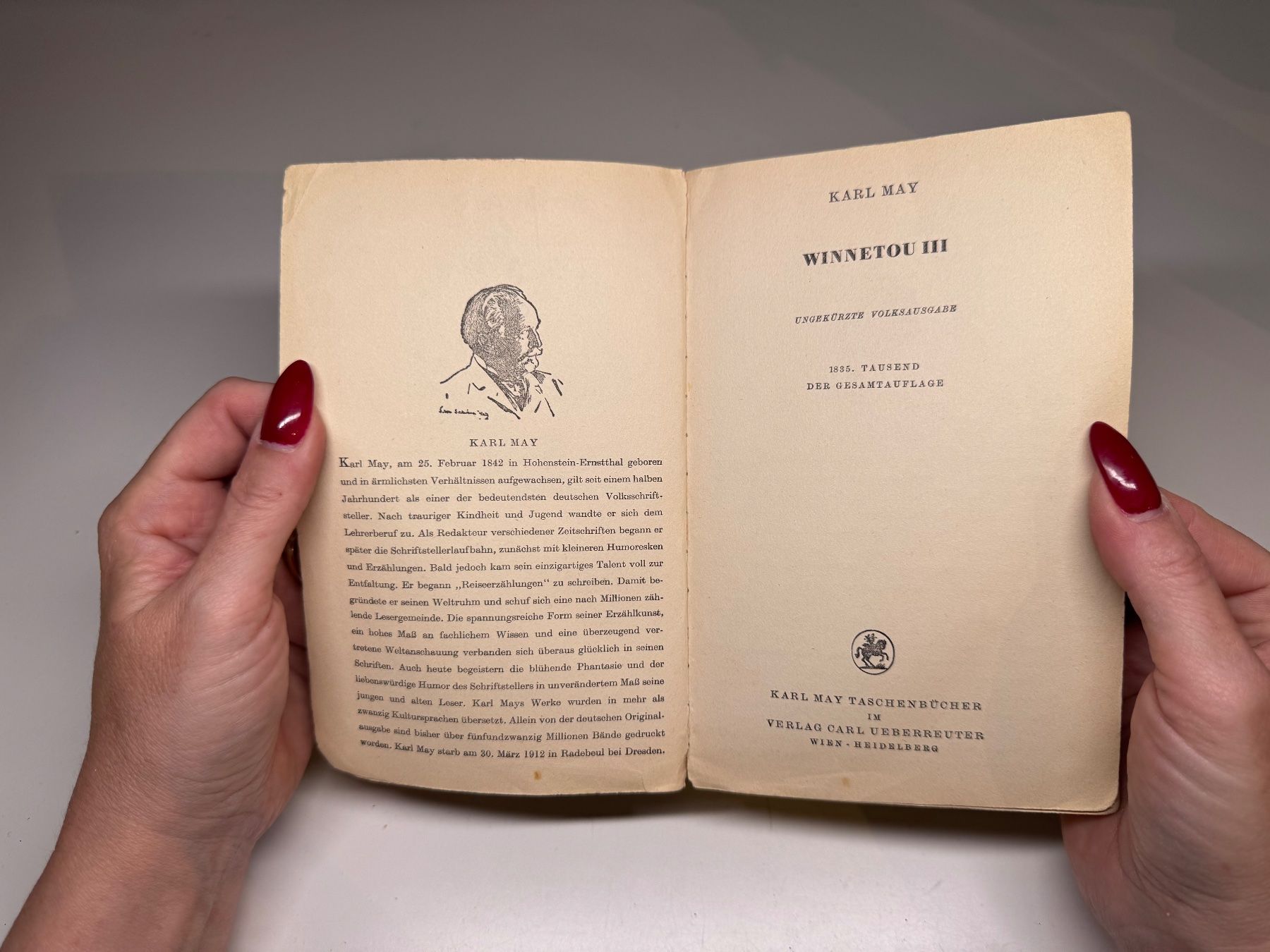 Libri: ROMAN: Karl May, Winnetou – Usato da Grosswangen venduto da Kleine.Knoepfe 3