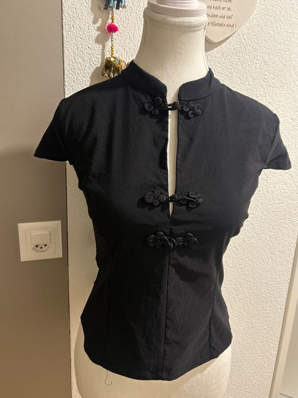 Pull&Bear Camicette: Damen Bluse schwarz von Pull & Bear Gr. S – Nuovo (secondo la descrizione) da Brunnen venduto da Nala2929 1