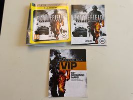 Hüllencover + Beilage zu PS3 Game BATTLEFIELD BAD COMPANY 2